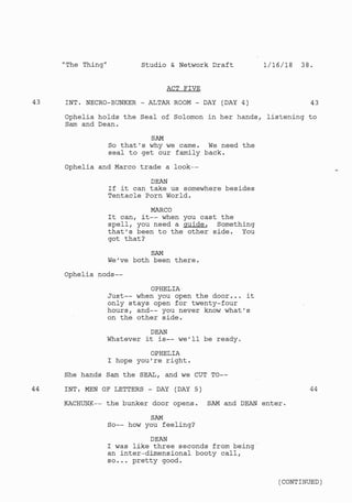 13.17 The Thing script | PDF