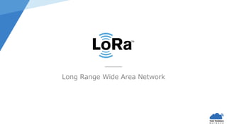 Long Range Wide Area Network
 