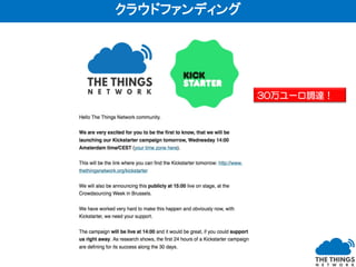 30万ユーロ調達！
クラウドファンディング
 