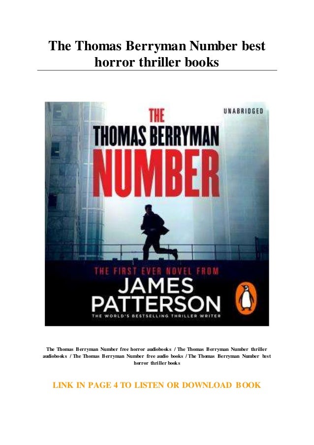 The Thomas Berryman Number best horror thriller books