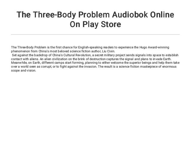 the three body problem review the three body problem review