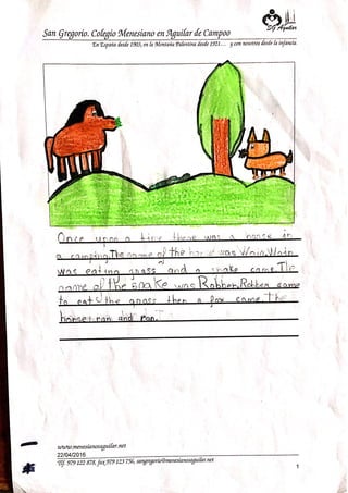 The three animals by Ángela and Adriana