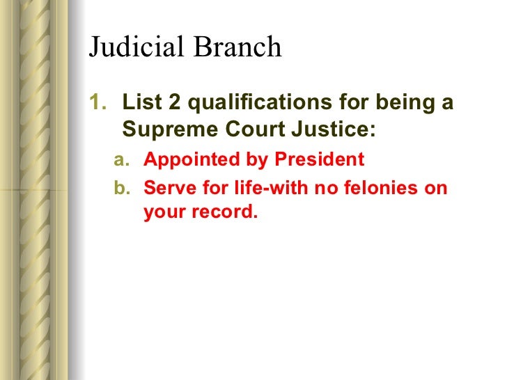 What Are The Qualifications To Appoint As Supreme Court Judge