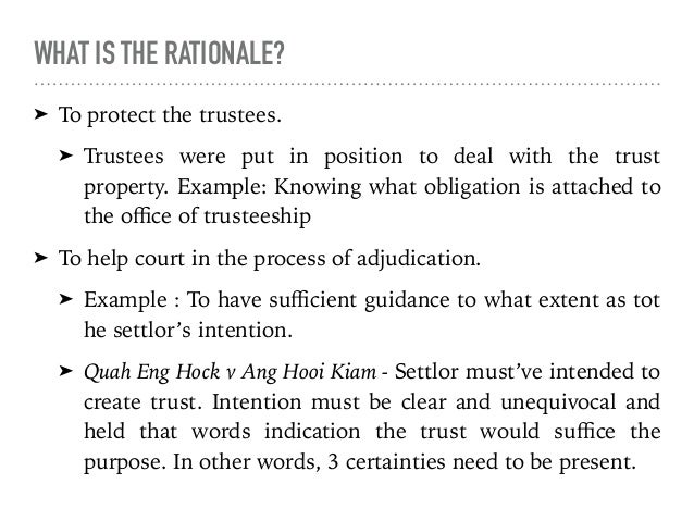 The Three Certainties