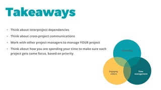 The three critical skills you need to manage multiple projects webinar, 24 April 2023