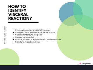 How to identify visceral reaction?
 