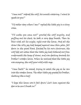 The three little pigs