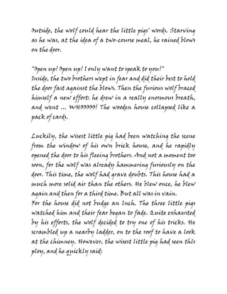 The three little pigs