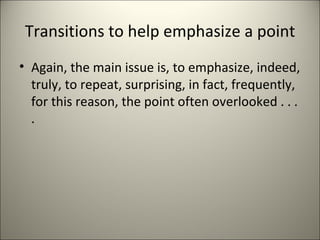The Three Transition Types | PPT