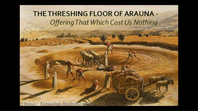 The threshing floor of arauna