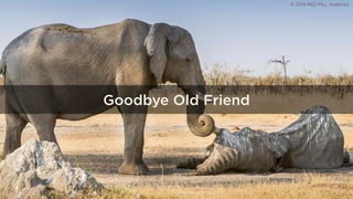 © 2014 RED PILL Analytics
Goodbye Old Friend
 