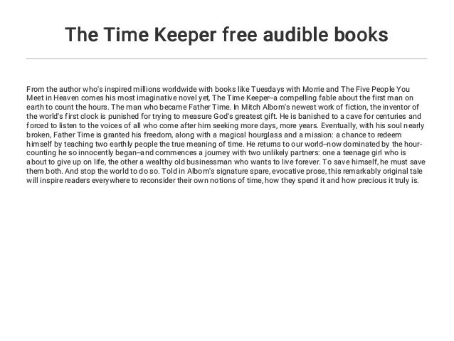 the time keeper free audible books