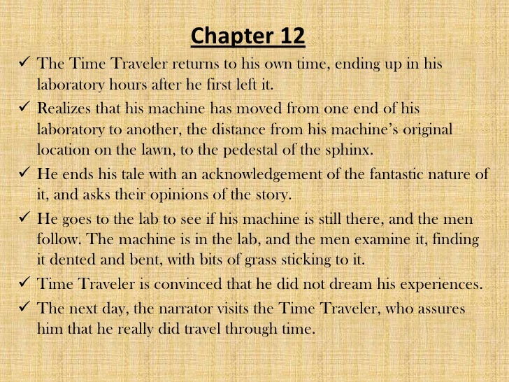 the time machine thesis