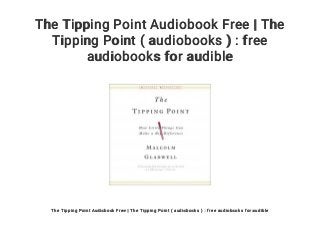 the tipping point audio book the tipping point audio book