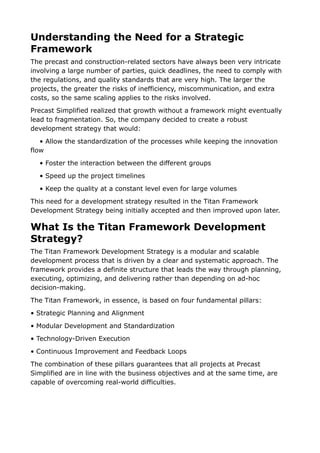 The Titan Framework Development Strategy Behind Precast Simplified ...
