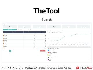 TheTool
Search
#ApplauseBCN | TheTool - Performance-Based ASO Tool
 