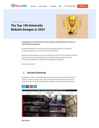Top 100 University Website Designs in 2022.pdf