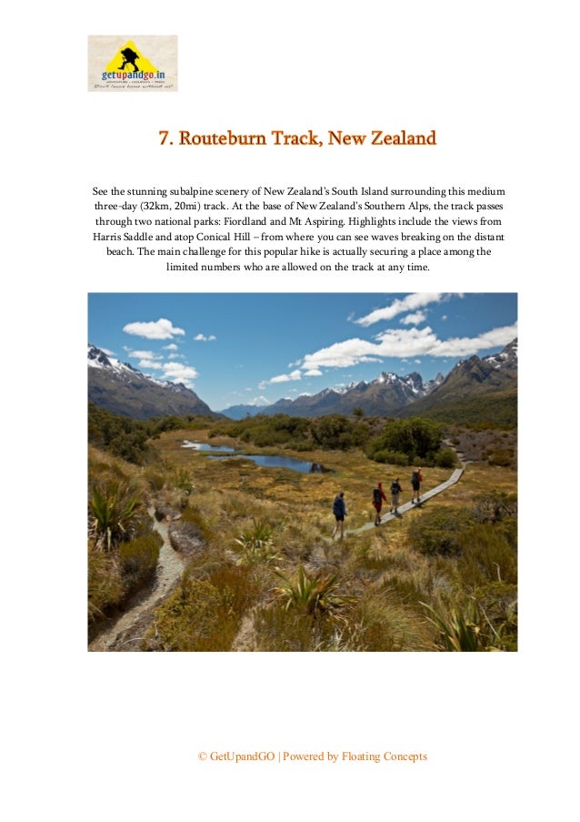 The top 10 best treks in the world