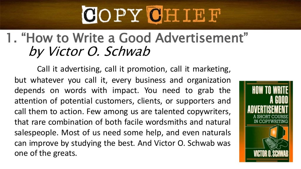 The Top 10 Books On Copywriting