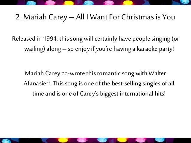 The Top 10 Christmas Songs