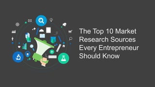 The Top 10 Market
Research Sources
Every Entrepreneur
Should Know
 