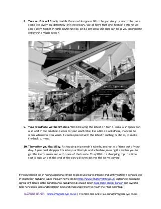 SUZANNE BAKER	
  |	
  www.imagemstyle.co.uk	
  |	
  T:	
  07887	
  483	
  321	
  E:	
  Suzanne@imagemstyle.co.uk	
  
	
  
...