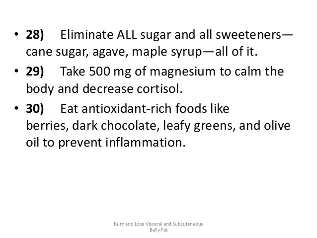 Foods To Eat To Get Rid Of Subcutaneous Fat Foods To Eat To Get Rid Of Subcutaneous Fat