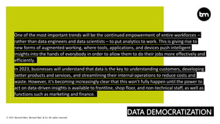 The Top 5 Data Science And Analytics Trends In 2023 | PPTX