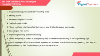 The Top 6 Methods to Boost Your English Language Proficiency | PDF