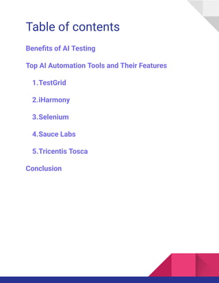 AI Testing Tools Breakdown: Which One is Right for Your QA Needs? | PDF