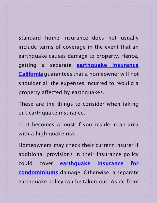 The Top Benefits Of Earthquake Insuranc1