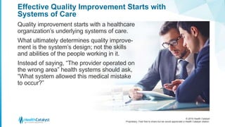 The Top Five Essentials for Quality Improvement in Healthcare | PPTX
