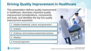 The Top Five Essentials for Quality Improvement in Healthcare | PPTX