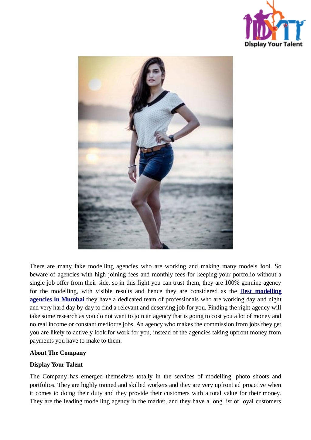 The top modelling agencies in mumbai