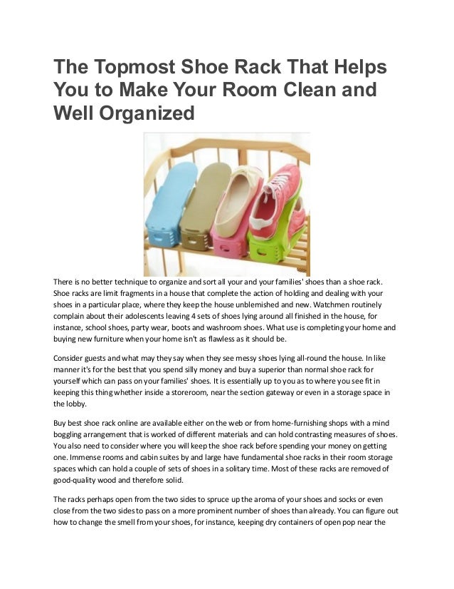 The Topmost Shoe Rack That Helps You To Make Your Room Clean