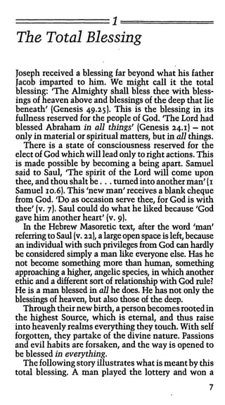 Bless Total The total blessing (1995) - Richard Wurmbrand | PDF