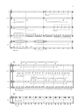 303
























Fl.
B. Cl.
Vln.
Vc.
Pno.


  
pp
detached


 







ff



ppp cresc. poco a poco
   
ff

 
 
  
pp
detached


 





ff


5

cresc. poco a poco
gradually change to ord.

   
ord.

        
       
ff
   

cresc. poco a poco




 






 



ff






(hold)
   






 

    


















U
U
306






Fl.
B. Cl.
Vln.
Vc.
Pno.


  
pp
  
f
 
pp


 

heavy and pulsing

pp
  
4
   
4
   
4
f
   
4

   
4

 
pp


4
   
pp
(semitone trills)
  
f
  
pp

 

pp
heavy and driving
      
      
   
f
        
      
   
pp
 

pp
heavy and solid




 

  

  

  

  

 
f


  

  


  

  


  

 
pp

con ped.

 
 
 


 
 
 


 
 










 






 



33
 