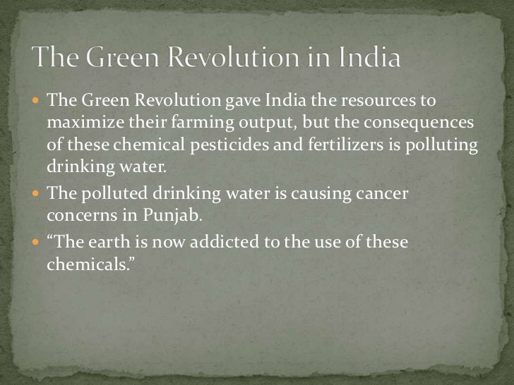 The Unexpected Consequences Of The Green Revolution - na1sj5g
