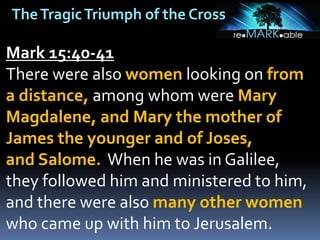 The tragic triumph of the cross mark 15-21-47 | PPT