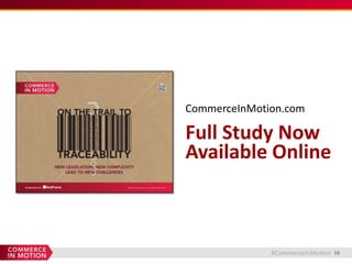 CommerceInMotion.com

Full Study Now
Available Online



              #CommerceInMotion 16
 