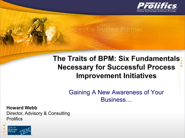 The Traits of BPM: Six Fundamentals Necessary for Successful Process ...