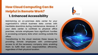 The Role Of Cloud Computing In Remote Work Success Pptx The Role Of Cloud Computing In Remote Work Success Pptx
