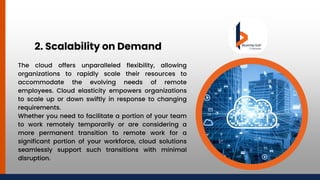 The Role of Cloud Computing in Remote Work Success | PPTX