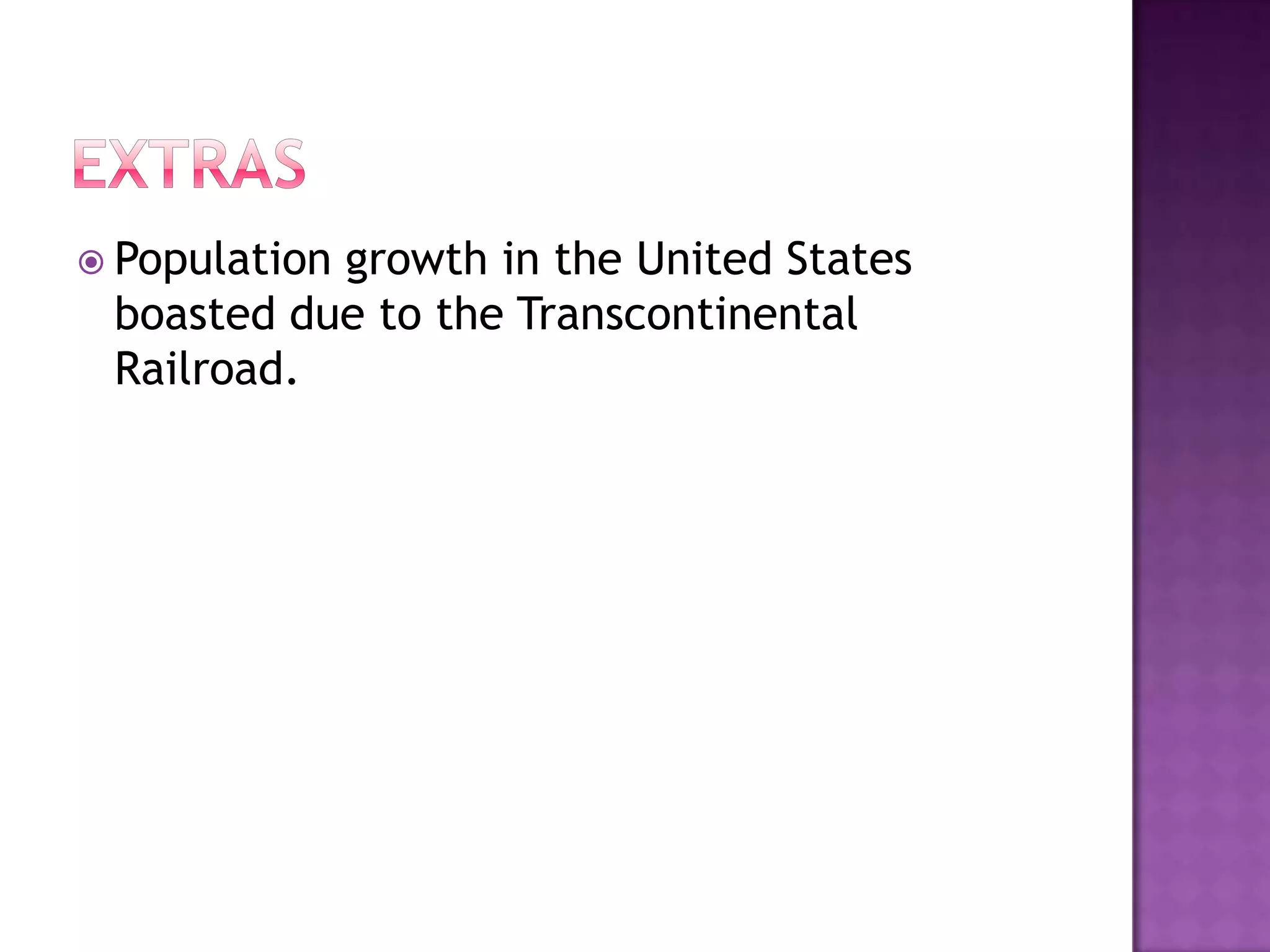 Chinese immigrantsDue to hard labor, Crocker wanted to find workers that were dedicated.  Chinese immigrants came to the United States to help create the railroad.Chinese immigrants accepted low wages and were hard workers.