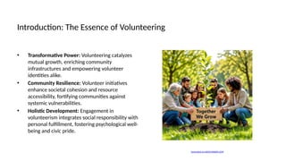 The Transformative Power of Volunteering | PDF