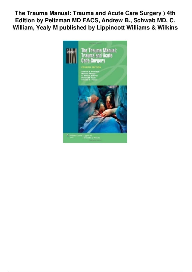 Acute Care Surgery Pdf | Acute Care Surgery – BJVTIE