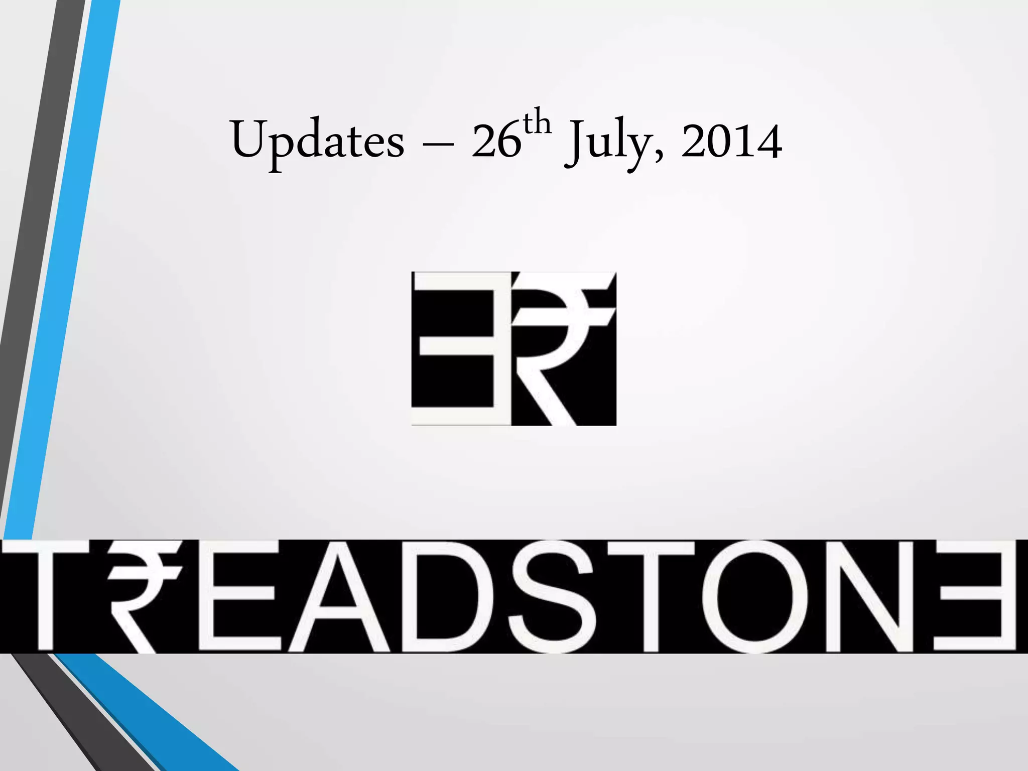 Updates – 26th July, 2014