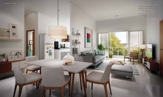 3 8 | RESIDENCES AT THE TREES
Picture your perfect morning with
seamless views of the mangroves
or beautiful tree lined courtyards.
Personalize with innovative
extendable living spaces that can
act as both outdoor balconies
and indoor living areas.
 