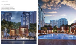 The Clubhouse sits under lush rain trees. The
residents can choose between a range of
sports and relaxation facilities including the
swimming pool, squash court, golf putting green,
gymnasium, health club, spa and the mini theatre.
THE CLUBHOUSE
46 | RESIDENCES AT THE TREES
 