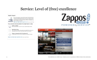 Service: Level of (free) excellence




14                    TheTrendWatch.com © FullSIX Group - All rights reserved, no reproduction or diffusion without written authorization
 